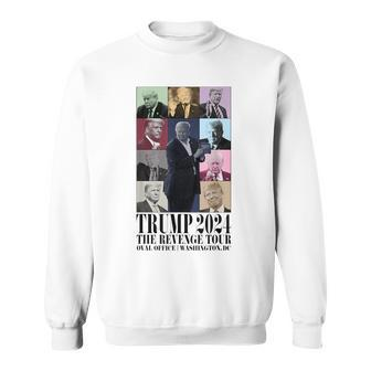 Donald Trump The Revenge Tour 2024 Ultra Maga Tour Sweatshirt - Seseable