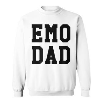 Emo Dad Punk Goth Music Scene Father Sweatshirt - Monsterry DE