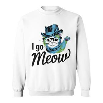 I Go Meow Cute Singing Cat Meme Sweatshirt - Monsterry DE