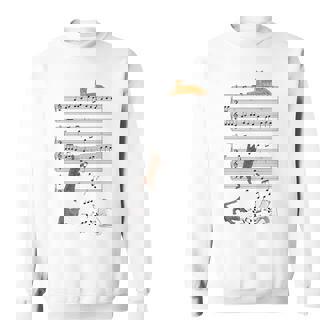 Musical Cats Cat And Music Lover Cat Sweatshirt - Thegiftio UK