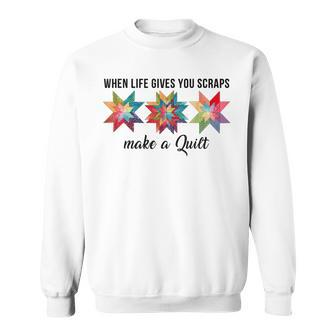 Quilter Make A Quilt Quilting Sewing Fabric Sweatshirt | Mazezy CA