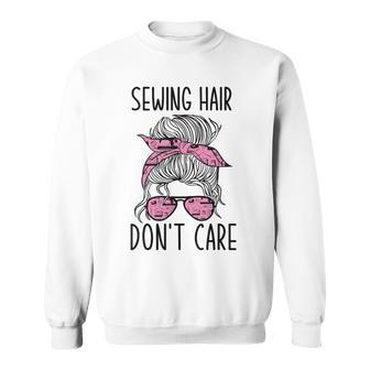 Quilting Seamstress Sewing Themed Sweatshirt - Monsterry UK