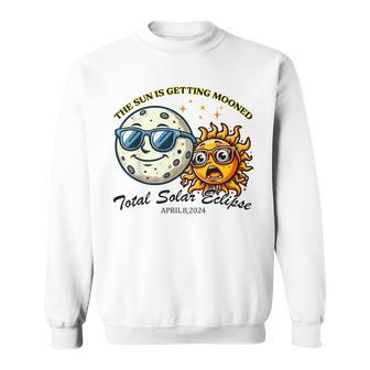 Total Solar Eclipse 2024 Chase Sun Is Getting Mooned Sweatshirt | Mazezy