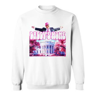 Trump Pink Daddys Home Trump 2024 Sweatshirt - Monsterry AU
