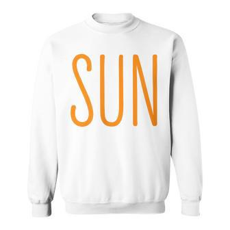 Us Solar Eclipse 2024 Sun Couples Costume Matching Sweatshirt - Monsterry AU