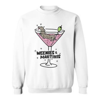 Weenies And Martinis Apparel Sweatshirt - Seseable