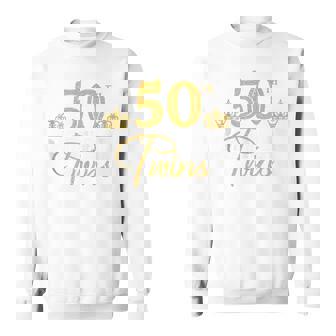 Gemelos De 50 Cumpleaños 50 Años Hermano Y Hermana Gemelos Sin Mangas Camisa de entrenamiento - Regaloses