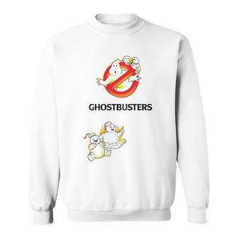 Ghostbusters Frozen Empire No Ghost Stay Puft Gray Sweatshirt - Seseable