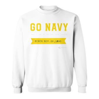 Go Navy Beat Army Morse Code Sweatshirt - Monsterry