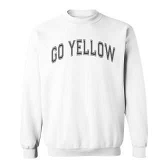 Go Yellow Team Summer Camp Competition Color Event War Game Sweatshirt - Monsterry AU
