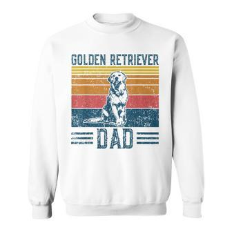 Golden Dad Vintage Golden Retriever Dad Sweatshirt - Seseable
