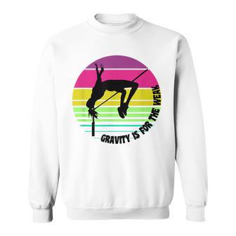 Gravity Is For The Weak Retro Colors High Jump Sweatshirt - Monsterry