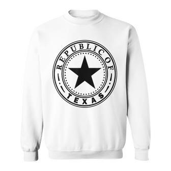 Great Seal Of The Republic Of Texas Lone Star State Sweatshirt - Monsterry