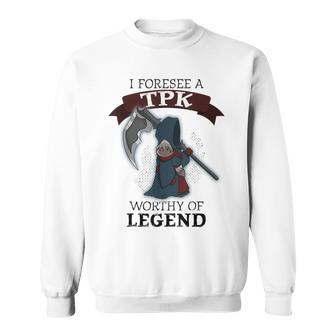 Grim Reaper Rpg Campaign Party Sweatshirt - Monsterry UK
