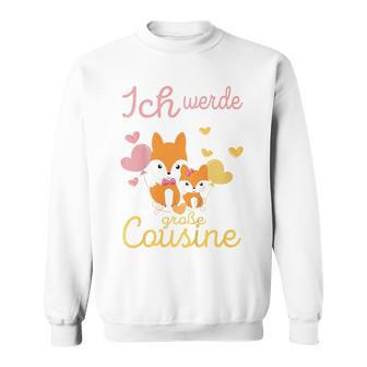 Großer Cousin 2024 Fuchs Motiv Sweatshirt für Kinder - Seseable
