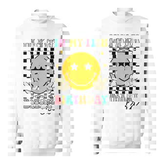 Groovy In My 11Th Birthday Era Eleven 11 Years Old Birthday Sweatshirt | Mazezy