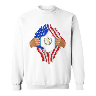 Guatemalan Blood Inside Me Guatemala Flag Sweatshirt - Monsterry DE