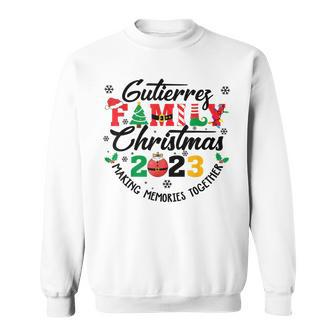 Gutierrez Family Name Christmas Matching Surname Xmas Sweatshirt - Seseable