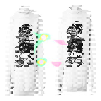 Half Brazilian Half Polish Mix Brazil And Poland Roots Sweatshirt - Thegiftio UK