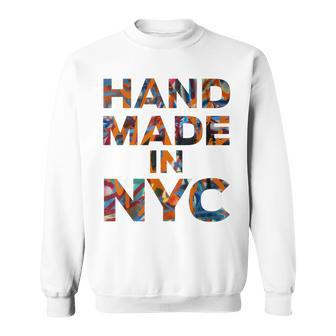 Handmade In Nyc Native New Yorker Graffiti Sweatshirt - Monsterry CA