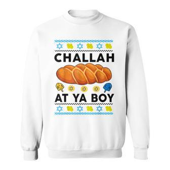 Hanukkah Challah At Ya Boy Ugly Sweater Jewish Kid Men Sweatshirt - Monsterry DE