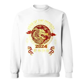 Happy Chinese New Year 2024 Year Of The Dragon 2024 Vintage Sweatshirt - Thegiftio UK