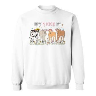 Happy Mu-Dders Day Cow Squad Highland Cow Cattle Sweatshirt - Thegiftio UK
