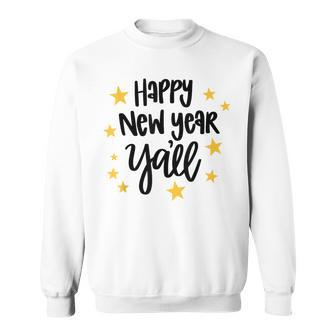 Happy New Year Yall Happy New Year Eve Family Matching Sweatshirt - Thegiftio UK