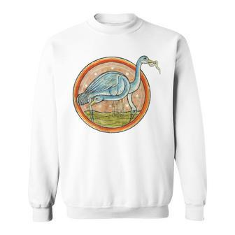 Heron Antique Illustration Ca 1240 Sweatshirt - Monsterry AU