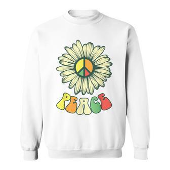 Hippie Hippies Peace Vintage Retro Costume Hippy Sweatshirt - Monsterry