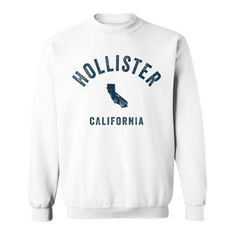 Hollister California Ca Vintage 70S Sports Navy Print Sweatshirt - Monsterry CA