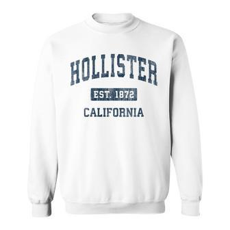 Hollister California Ca Vintage State Athletic Navy Style Sweatshirt - Monsterry