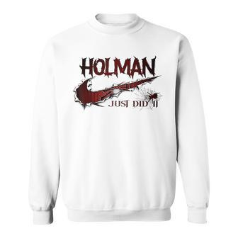 Holman Family Name Holman Last Name Team Sweatshirt - Seseable