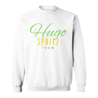 Hugo Spritz Sweatshirt, Holunder Sommer Prosecco Cocktail - Seseable