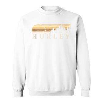 Hurley Al Vintage Evergreen Sunset Eighties Retro Sweatshirt | Mazezy UK
