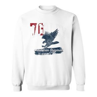 Hurley Virginia Vintage Patriotic Sports Sweatshirt - Seseable