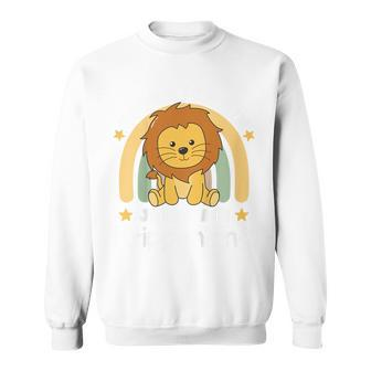 Hurra Ich Bin Jetzt Ein Krippenkind Löwen Sweatshirt für Kinder - Seseable