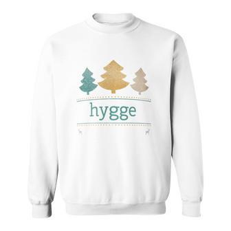 Hygge Winter Scene For Cozy Christmas Sweatshirt - Monsterry CA