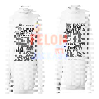 I’D Rather Vote For A Felon Than A Jack Ass Sweatshirt - Seseable