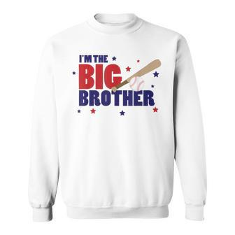 I'm The Big Brother Baseball Sweatshirt - Monsterry AU