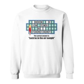 Inappropriate Adult Humor Quiz Puzzle Game Show Meme Sweatshirt - Monsterry