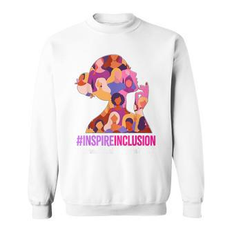 Inspire Inclusion International Women's Day 2024 Sweatshirt | Mazezy