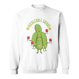 Ironic Pickle Ball Player Dink Pickleball Squad Sweatshirt - Monsterry DE