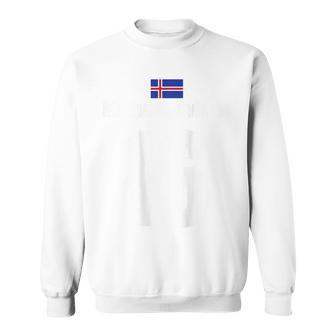 Isländische Namen Fußball Island Sauf Trikot Mallorca Sweatshirt - Seseable