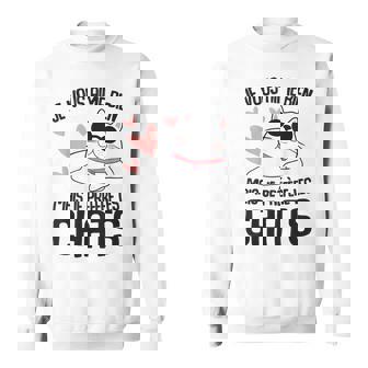 Je Vous Aime Bien Mais Je Préfère Les Chats Chat Humour Sweater e - Cadeauxyz