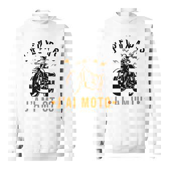 J'peux Pas J'ai Moto Humour Cadeau Drôle Motorcycle Motard Sweater e - Cadeauxyz