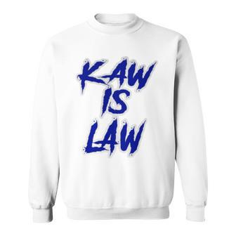 Kakaw Is Law Battlehawks St Louis Football Tailgate Sweatshirt | Mazezy