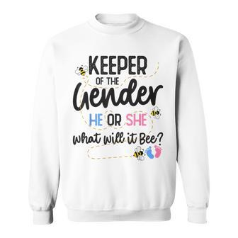 Keeper Of Gender Reveal What Will It Bee Sweatshirt - Seseable