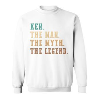 Ken The Man The Myth The Legend Personalized Ken Sweatshirt - Thegiftio UK