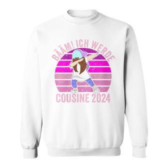 Kinder Bääm Ich Werde Cousin 2024 Sweatshirt - Seseable